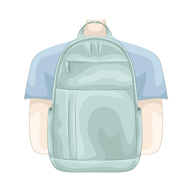 Ilustracja plecaka