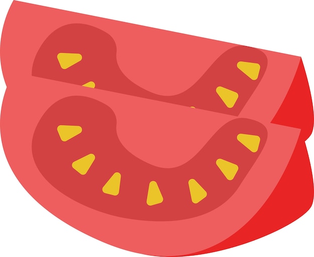 Plik wektorowy ilustracja pomidora