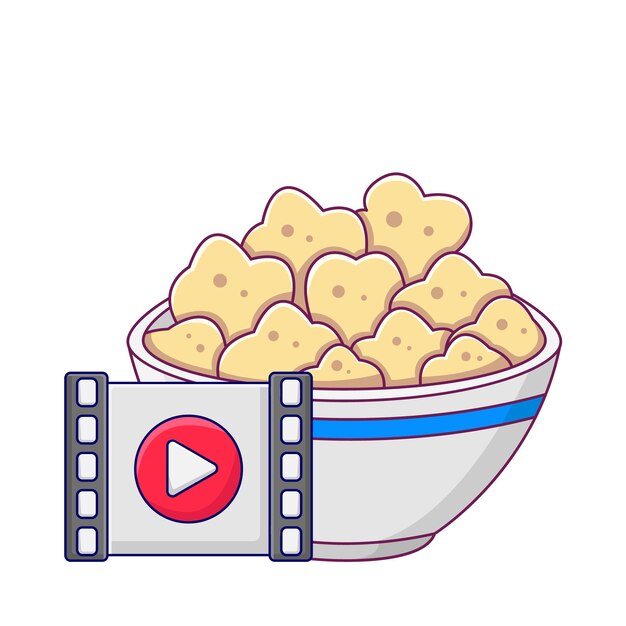 Ilustracja Popcornu