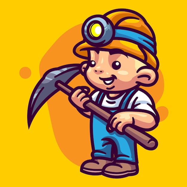 Ilustracja Postaci Crypto Miner