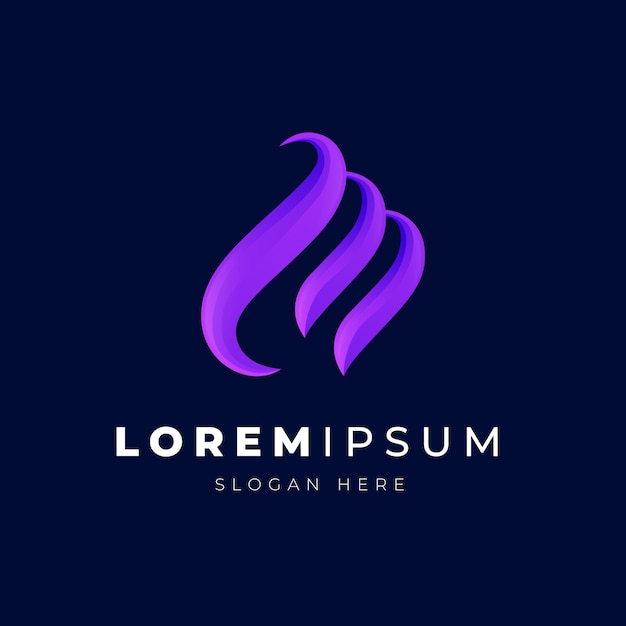 Ilustracja Premium Kolorowe Streszczenie Minimalne Logo