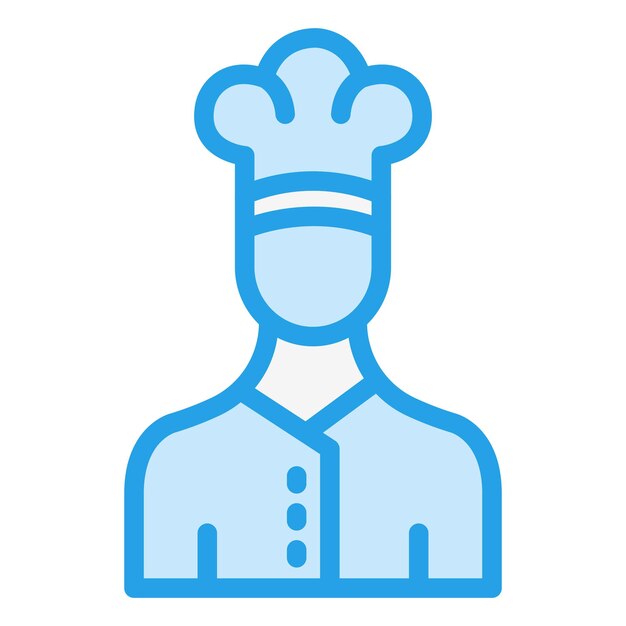 Ilustracja projektu ikony Chef Vector