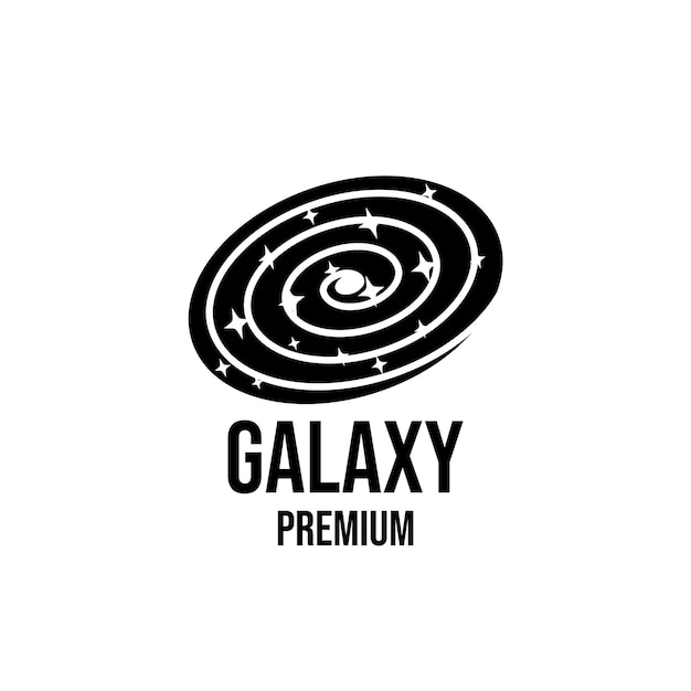 Plik wektorowy ilustracja projektu ikony logo galaxy