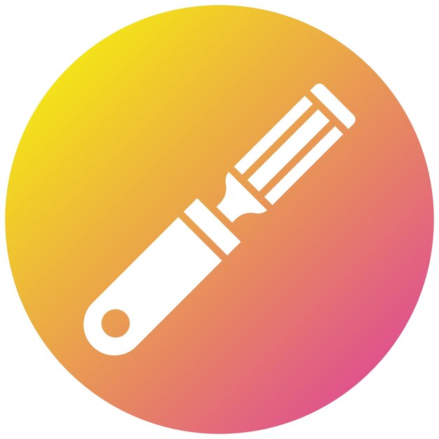 Ilustracja projektu ikony wektorowej Chisel