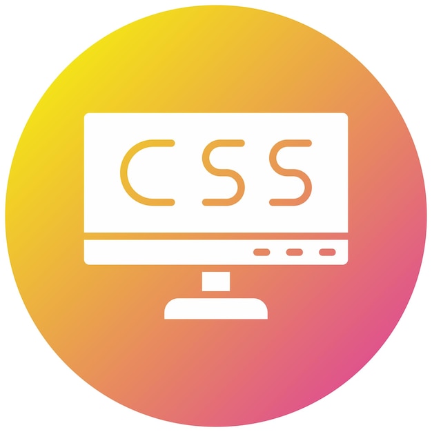 Ilustracja Projektu Ikony Wektorowej Css