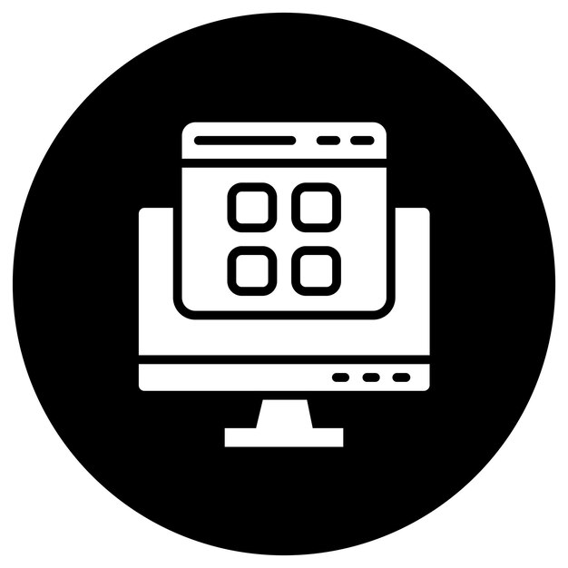 Ilustracja projektu ikony wektorowej