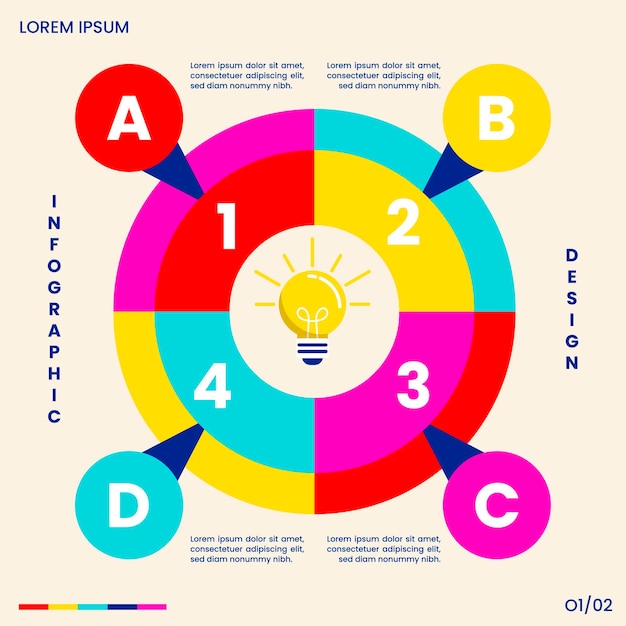 Ilustracja projektu infografiki