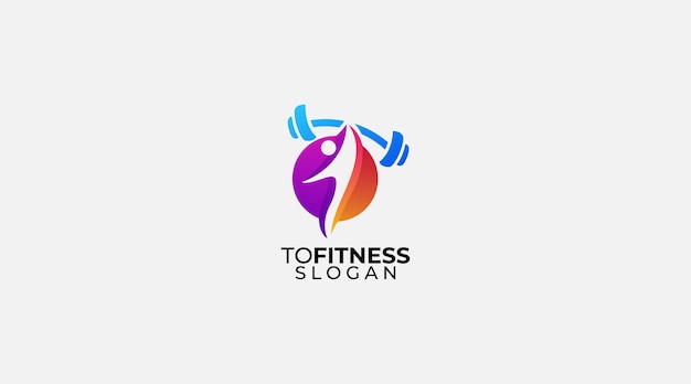 Ilustracja projektu logo Fitness Fire Gym