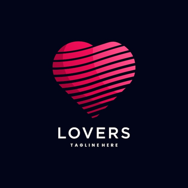 Ilustracja Projektu Logo Miłości