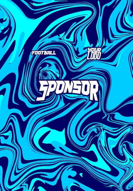 Ilustracja projektu tła dla mundurów drużyn sportowych drukowanie sublimacyjne tkaniny koszulki