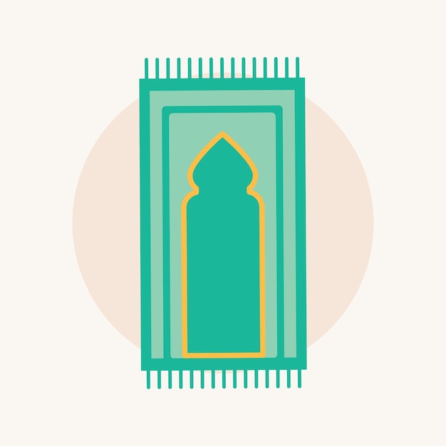 ilustracja ramadhan o płaskich elementach wektorowych