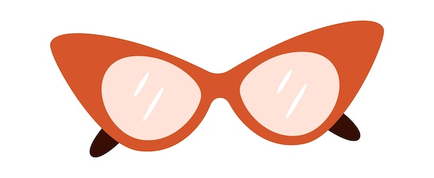 Plik wektorowy ilustracja retro okulary