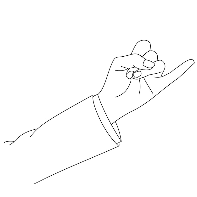 Ilustracja Rysowanie Linii Ręka Składająca Obietnicę Jako Koncepcja Przyjaźni Kochająca Para Trzymająca Się Za Ręce
