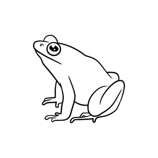 Ilustracja Rysunek Linii żaby
