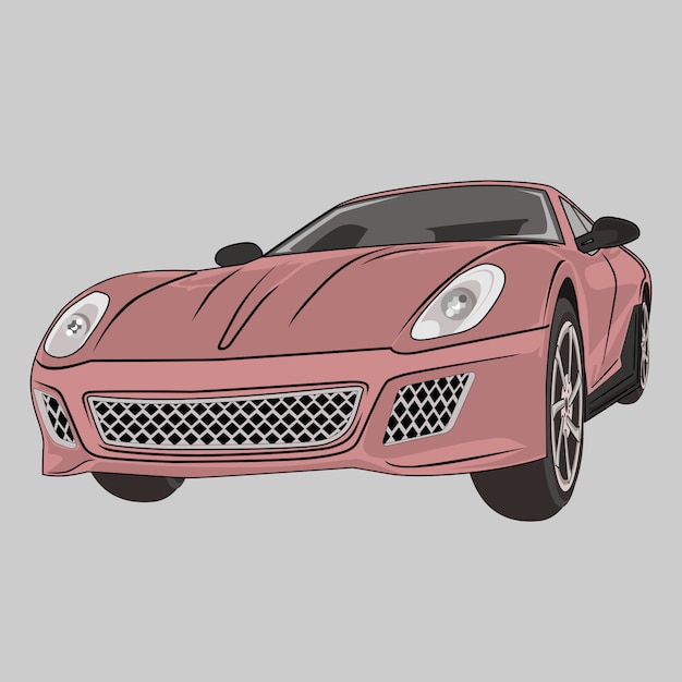 Ilustracja Samochodu Super Car