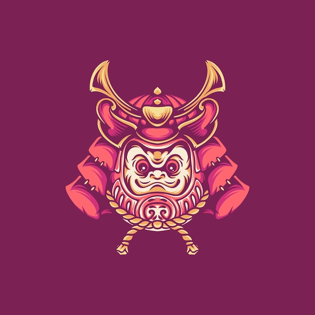 Ilustracja Samuraja Daruma