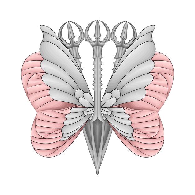 Plik wektorowy ilustracja skrzydła