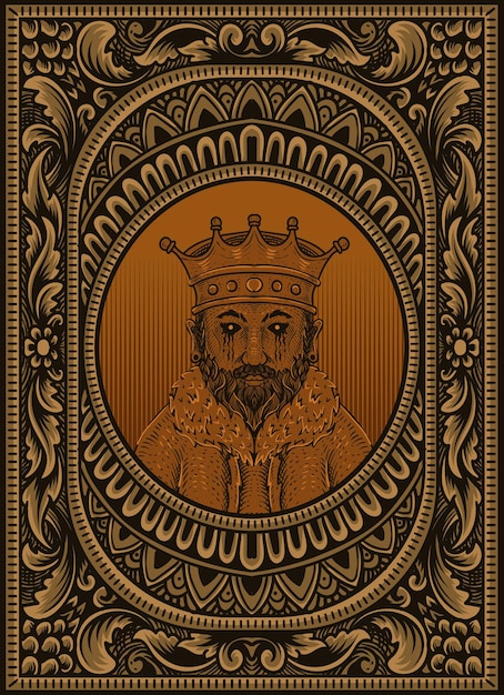 Ilustracja stylu grawerowania ludzkiego serca