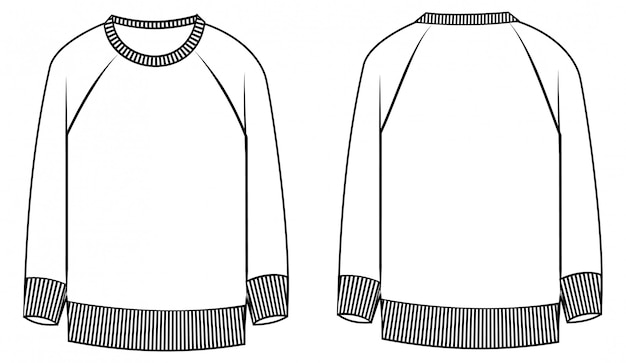 Plik wektorowy ilustracja sweter z dzianiny.