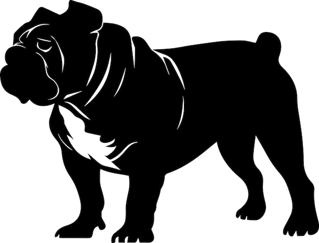 Plik wektorowy ilustracja sylwetki wektorowej psa byka 14