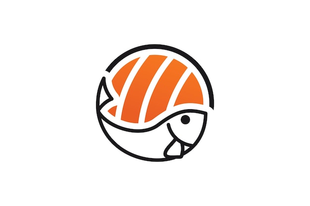 Ilustracja Szablon Ikony Logo Sushi