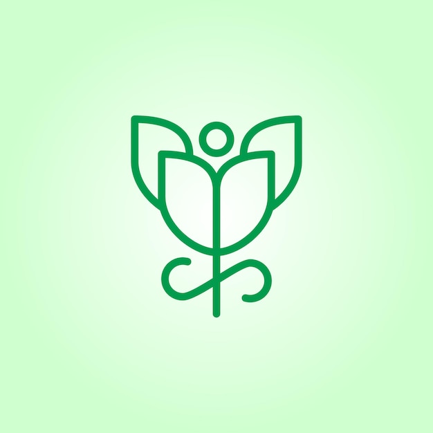 Plik wektorowy ilustracja szablon wektor logo kwiat lotosu. darmowy szablon koloru logo lotosu wektorowego