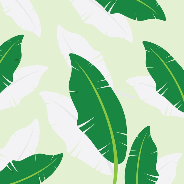 Ilustracja szablonu ikony liścia bananowego