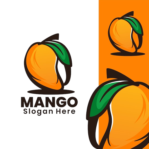 Plik wektorowy ilustracja sztuki napój mango