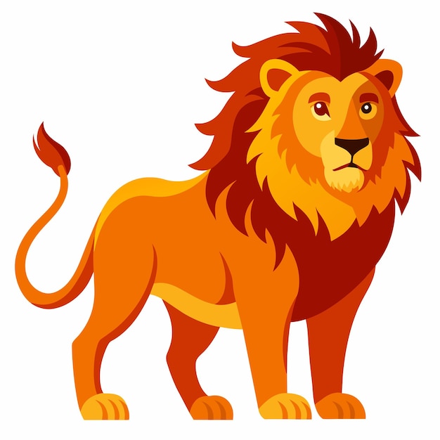 Ilustracja sztuki wektorowej Lion 13