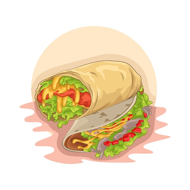 Plik wektorowy ilustracja tacos