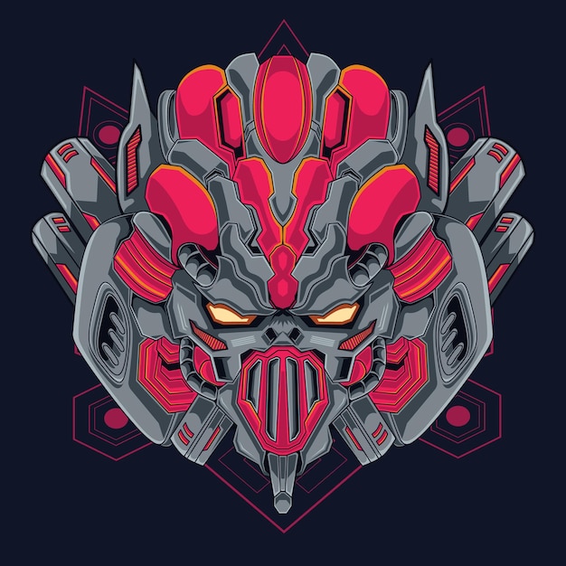 Ilustracja taktyczna mecha