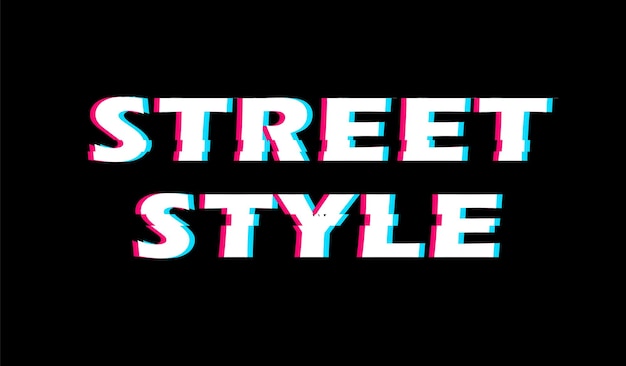 Ilustracja tekstowa na koszulkę lub naklejkę Styl uliczny