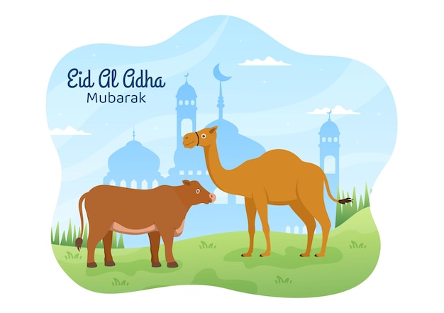 Ilustracja Tła Eid Al Adha