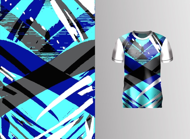 Ilustracja Tła Z Abstrakcyjną Teksturą Dla Tła Koszulki Sportowej