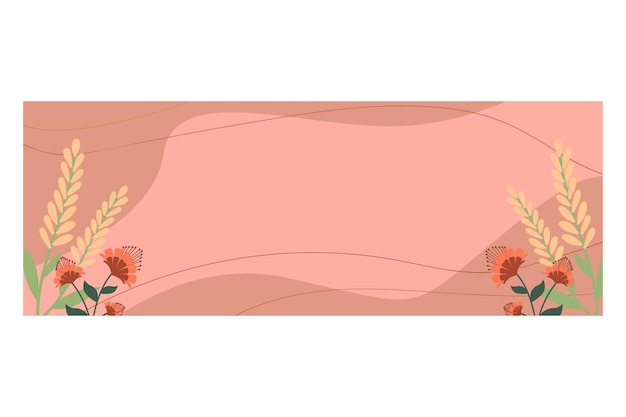 Plik wektorowy ilustracja tło z motywem kwiatowym
