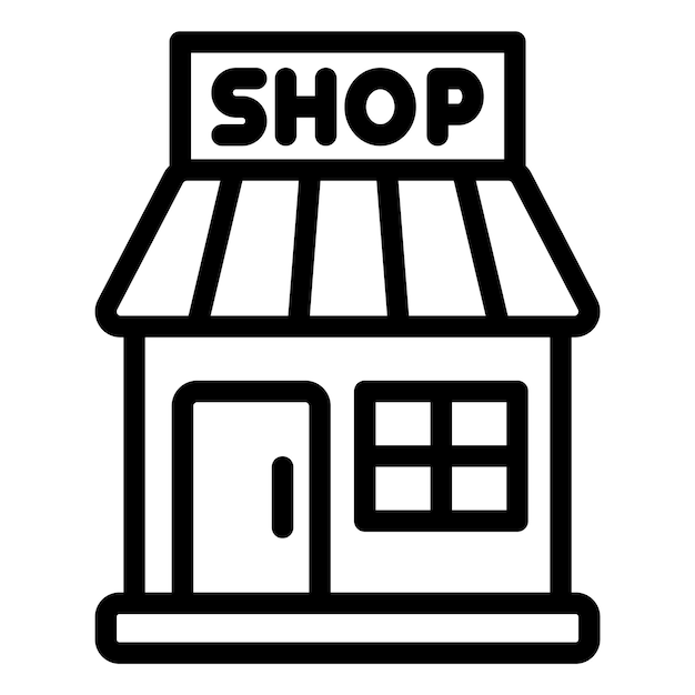 Ilustracja Vector Icon Design sklepu z zabawkami