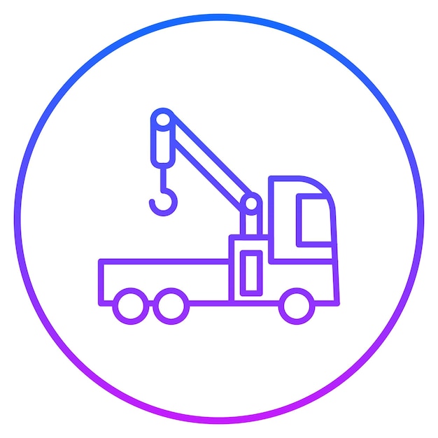 Ilustracja wektora Crane Turck