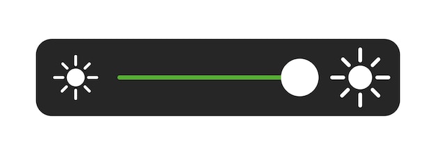 Ilustracja Wektora Jasności Dostosuj Jasność Urządzenia Ciemne I Lekkie Suwak Do Regulacji Koncepcja Telefonu Ikona Linii Wektorowej Dla Biznesu I Reklamy