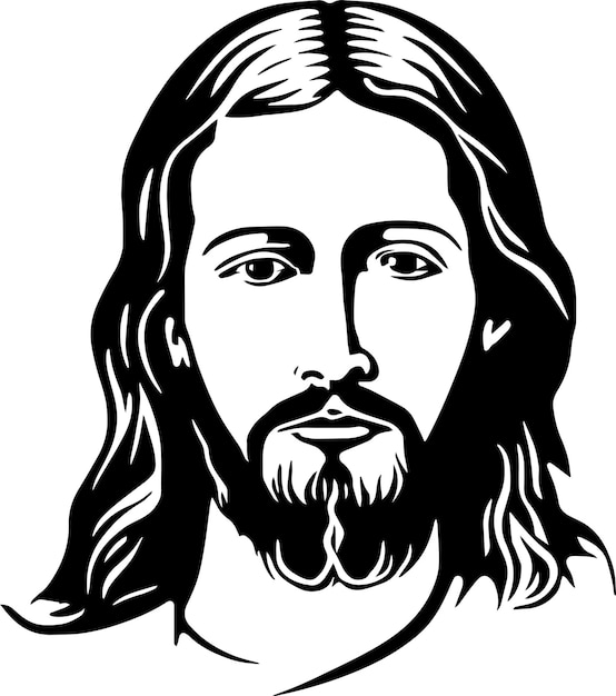 Plik wektorowy ilustracja wektora jezusa na odizolowanym tle svg