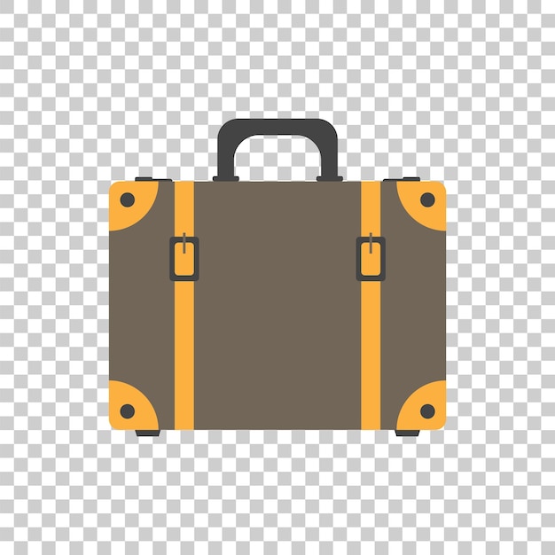 Plik wektorowy ilustracja wektora płaskiego walizki na odosobnionym tle przykład podróży turystycznej wycieczki wycieczki letnie wakacje