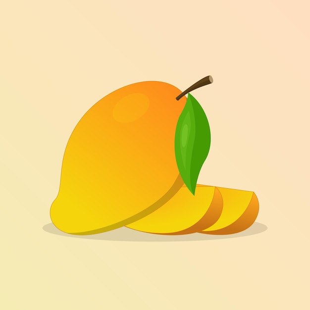 Plik wektorowy ilustracja wektora premium ilustracja mango