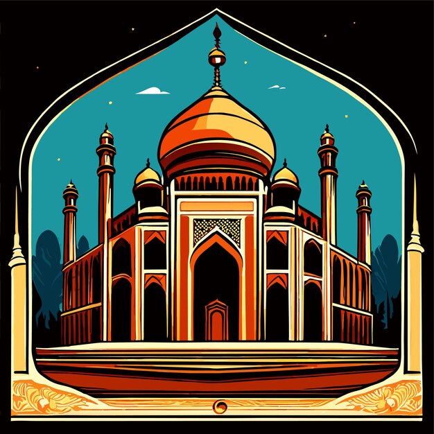 Ilustracja Wektora Tajmahal