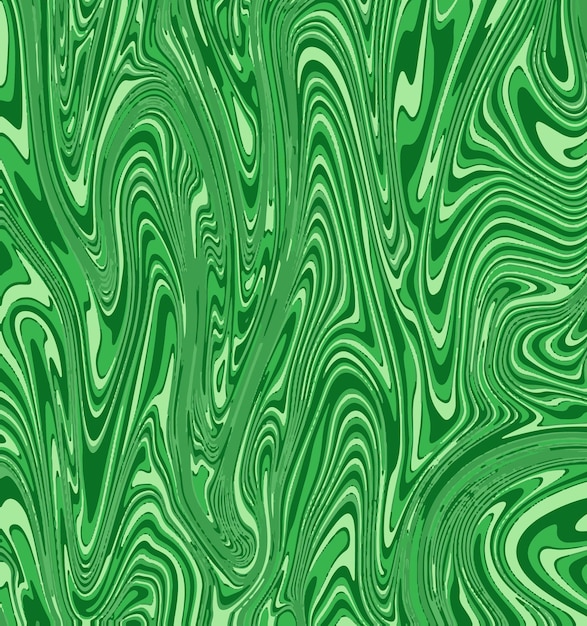 Plik wektorowy ilustracja wektorowa abstrakcyjne fale tła w zielonych i ciemnozielonych odcieniach koncepcja wiosny