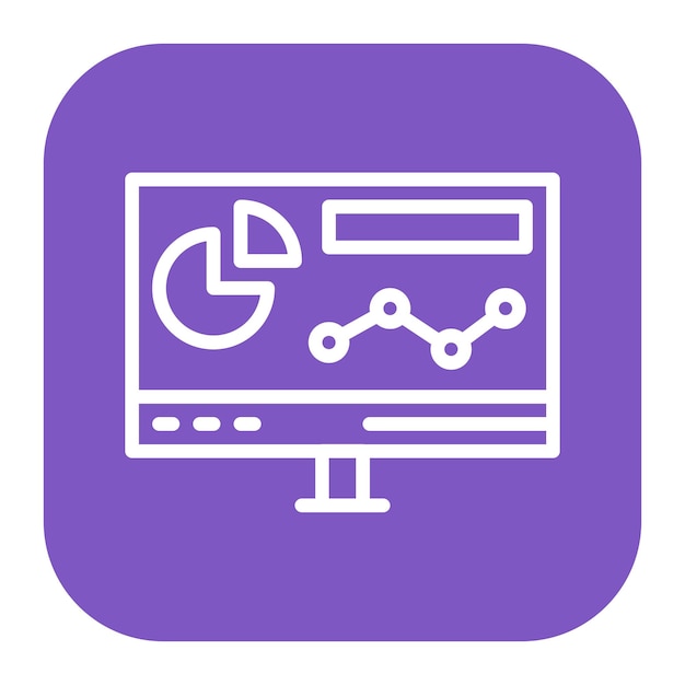 Ilustracja wektorowa analizy monitoringu