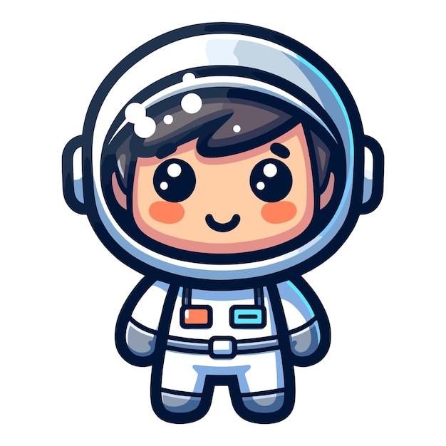 Plik wektorowy ilustracja wektorowa astronauta