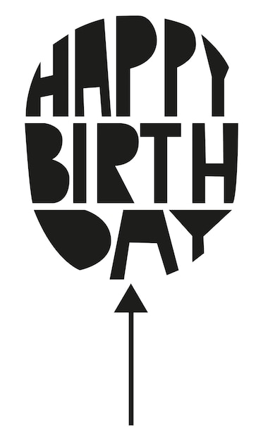 Plik wektorowy ilustracja wektorowa balonu z okazji urodzin
