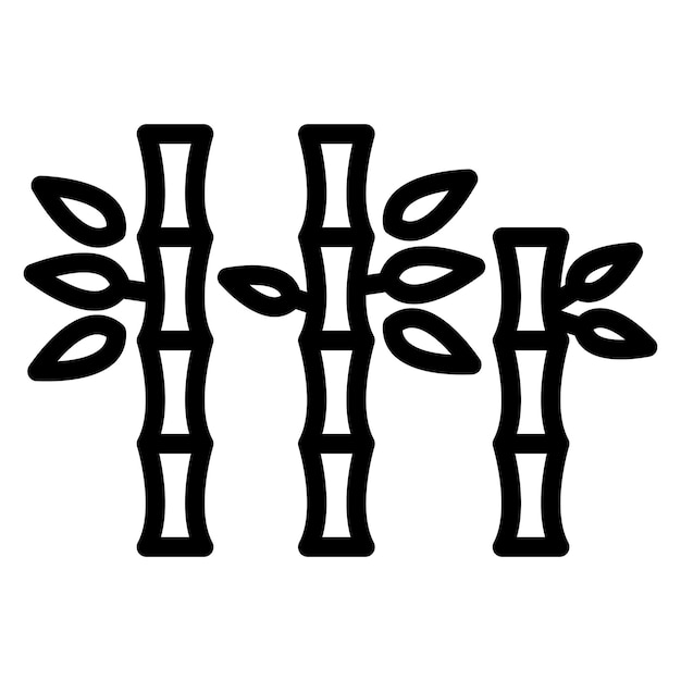 Ilustracja wektorowa bambusa