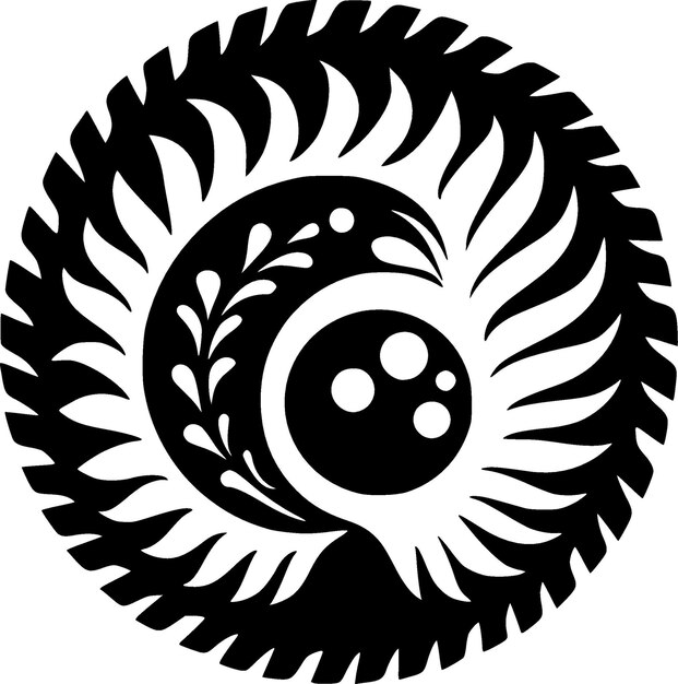 Plik wektorowy ilustracja wektorowa boho minimalist and flat logo