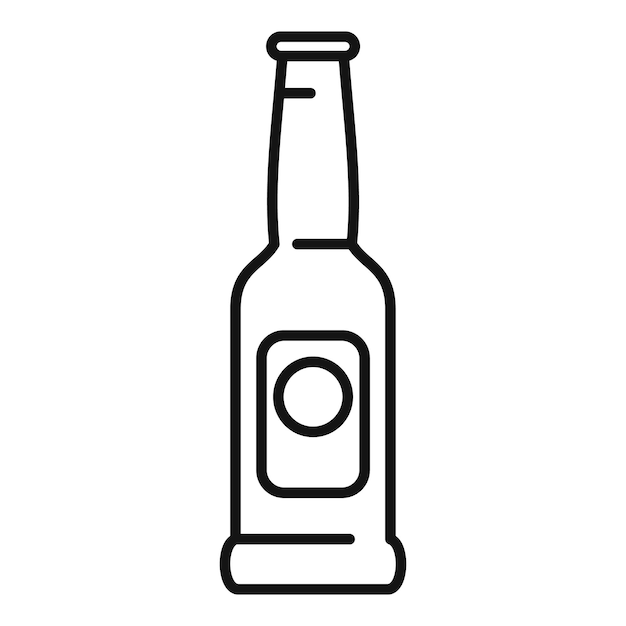 Ilustracja wektorowa butelki piwa
