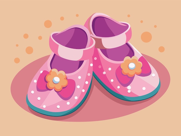 Plik wektorowy ilustracja wektorowa butów dla niemowląt